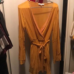Boho Mustard Dress